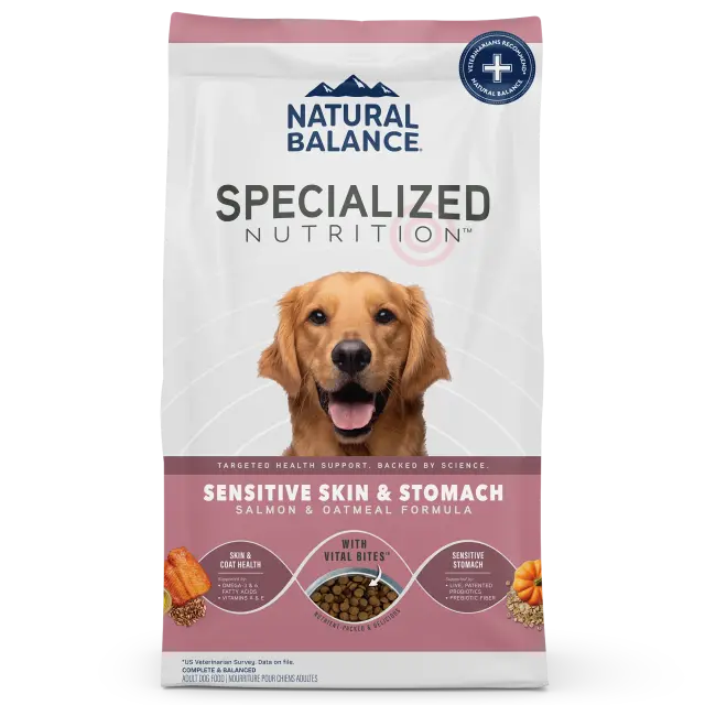 Natural Balance Sensitive Skin & Stomach Salmon & Oatmeal Formula Dry Dog Food 1