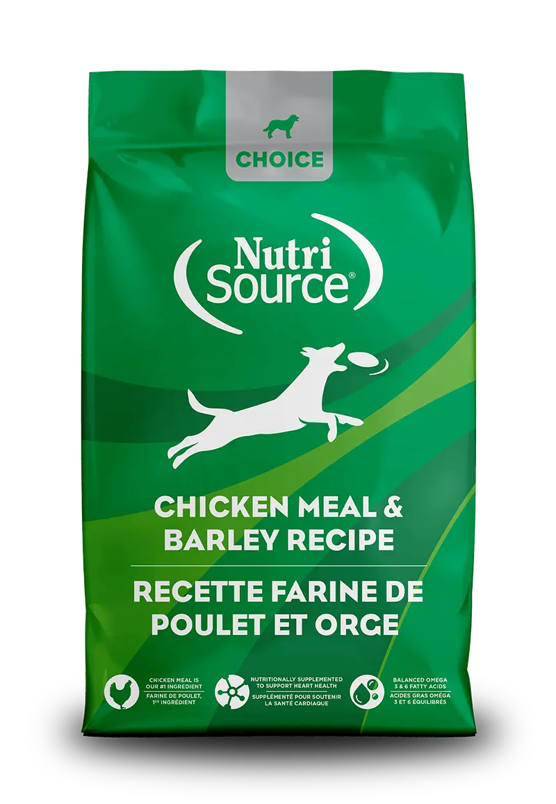 Nutrisource® Chicken Meal & Barley Recipe Healthy Affordable Dry Dog Food 1