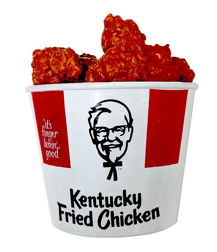 Ethical Pet Spot Kentucky Fried Chicken Vinyl Chicken Bucket Dog Toy 1