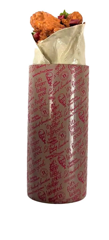 Ethical Pet Spot Kentucky Fried Chicken Vinyl Chicken Wrap Dog Toy 1