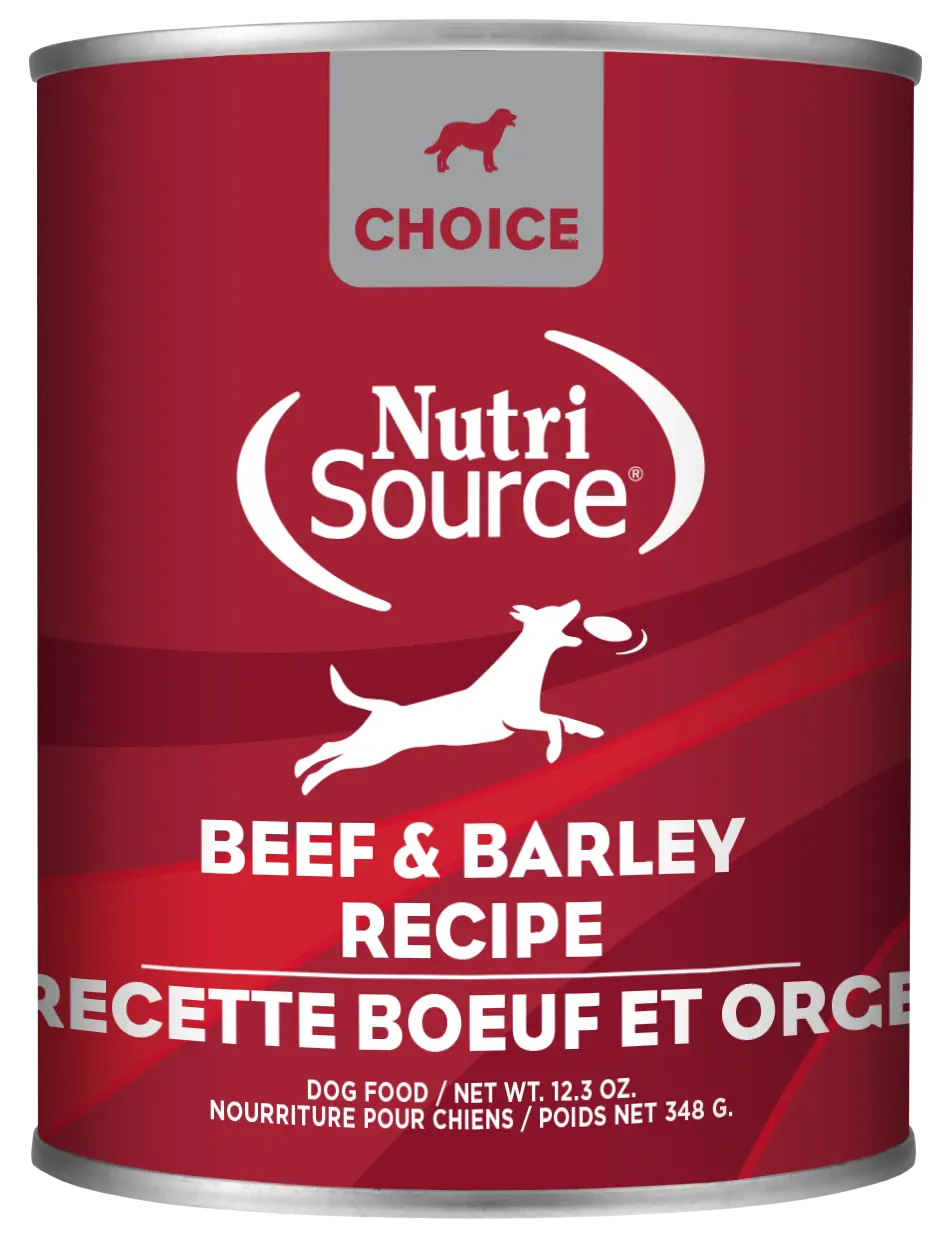 Nutrisource® Beef & Barley Entrée Healthy Affordable Wet Dog Food 1