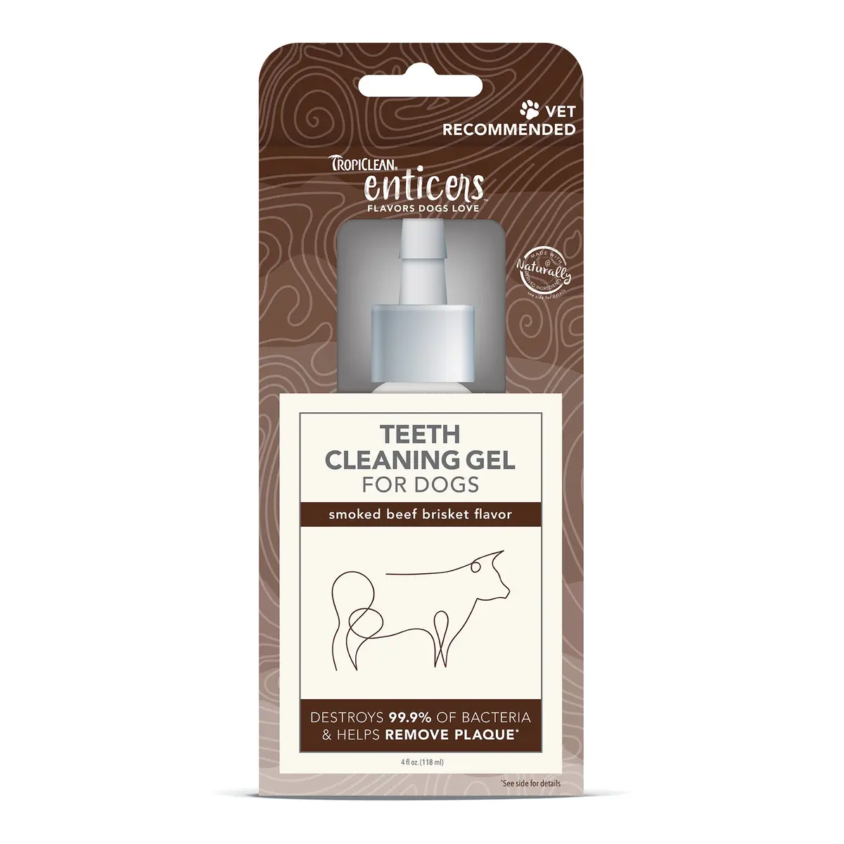 Tropiclean Fresh Breath Teeth Cleaning Gel For Dogs – Smoked Beef Brisket Flavor 1