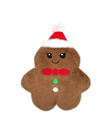 Kong Holiday Snuzzles Gingerbread Dog Toy 1
