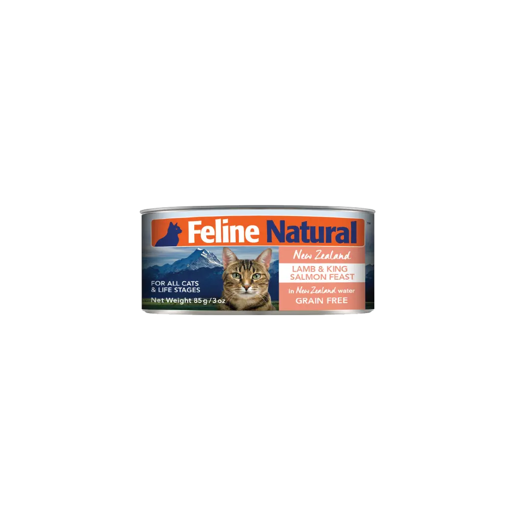 Feline Natural Lamb & King Salmon Feast Canned Cat Food 1