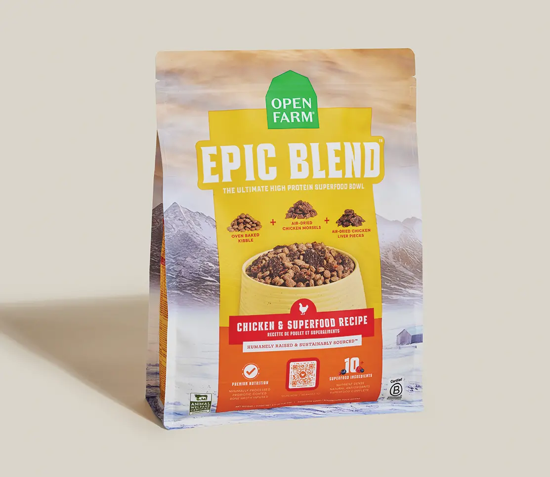 Open Farm Epic Blend Chicken & Superfood Dry Dog Food 1