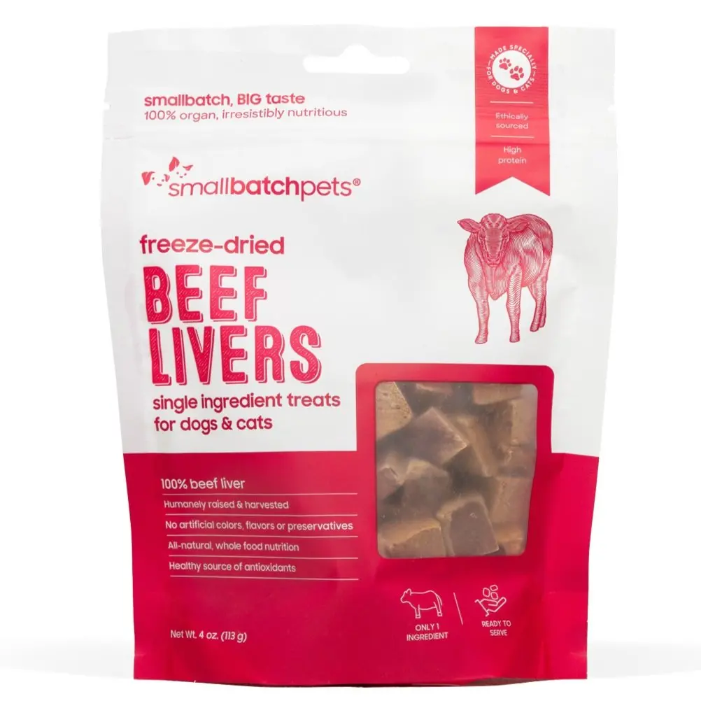 Small Batch Small Batch Freeze Dried Beef Liver Treats For Dog & Cat 1
