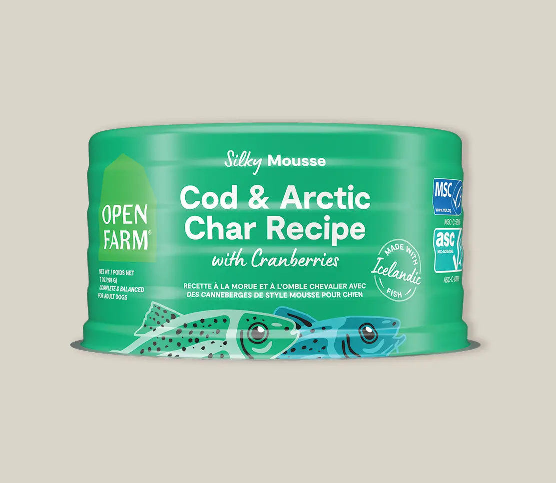 Open Farm Icelandic Cod & Arctic Char Wet Food For Dogs 1