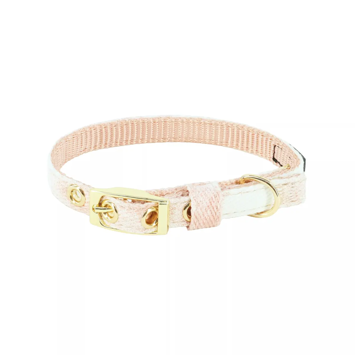 Coastal Pet Products Li'l Pals By Coastal Posh Marbled Canvas Overlay Collar 1