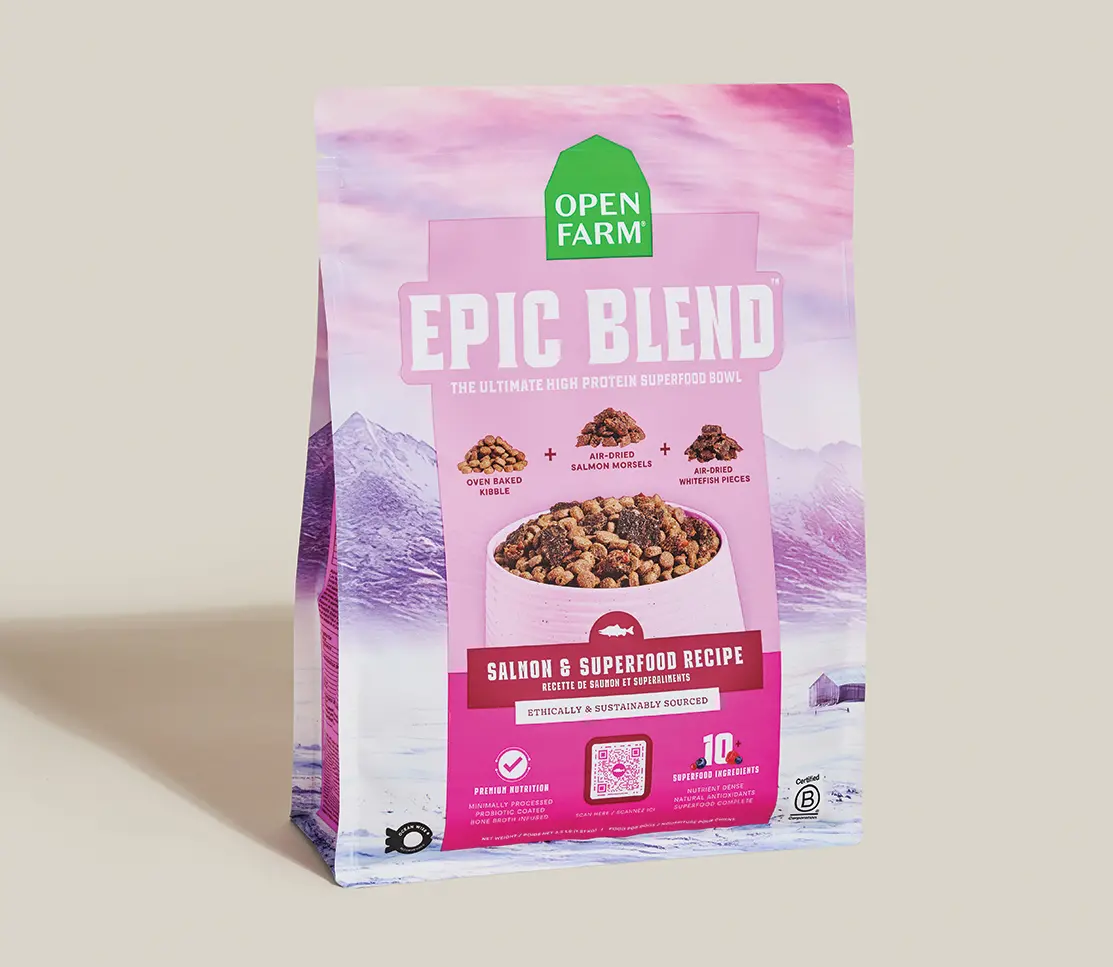 Open Farm Epic Blend Salmon & Superfood Dry Dog Food 1