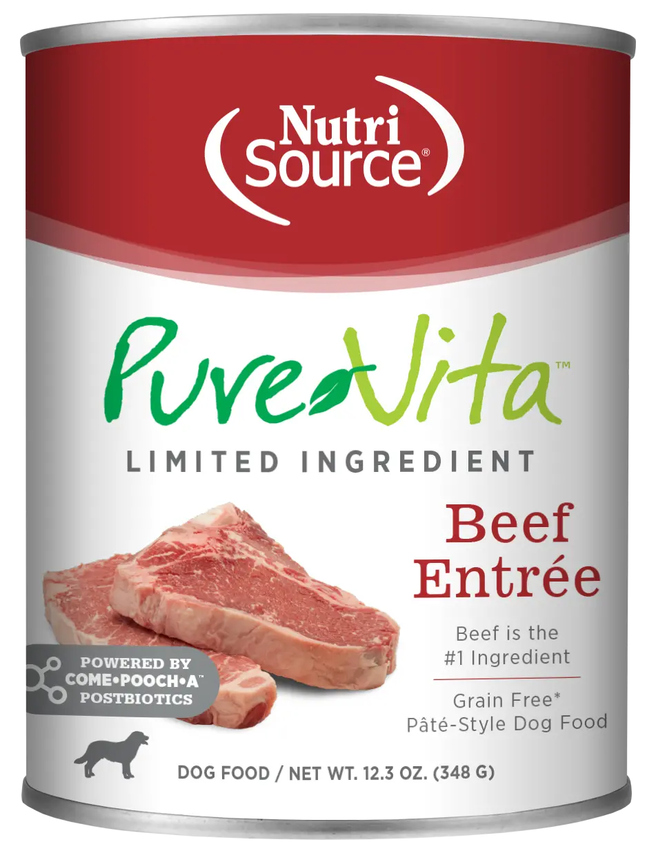 Nutrisource® Beef Entrée Limited Ingredient Wet Dog Food 1