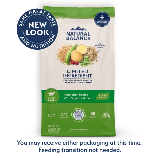 Natural Balance Limited Ingredient  Vegetarian Recipe Dry Dog Food 1
