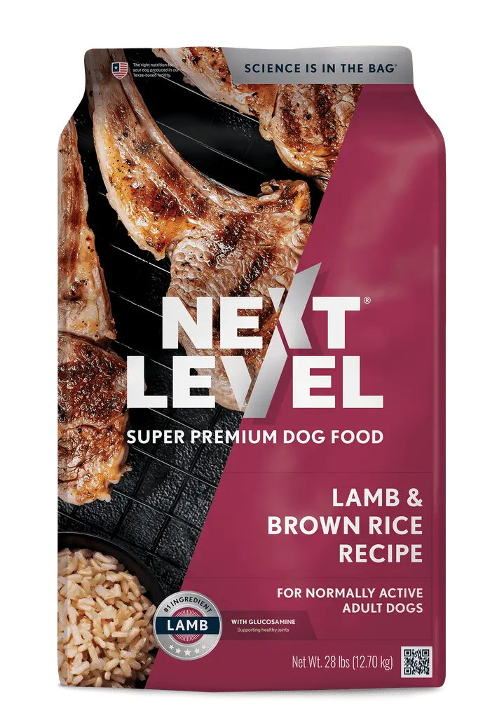 Next Level Super Premium Dog Food Lamb & Brown Rice Recipe 1