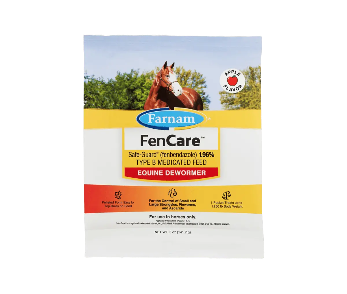 Farnam Fencare Safe-Guard (Fenbendazole) 1.96% Type B Medicated Feed 1