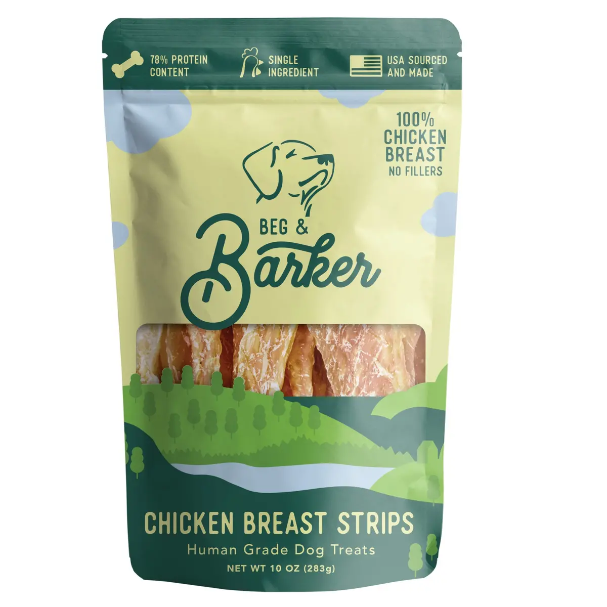 Beg & Barker Chicken Breast Strips Dog Treats 1