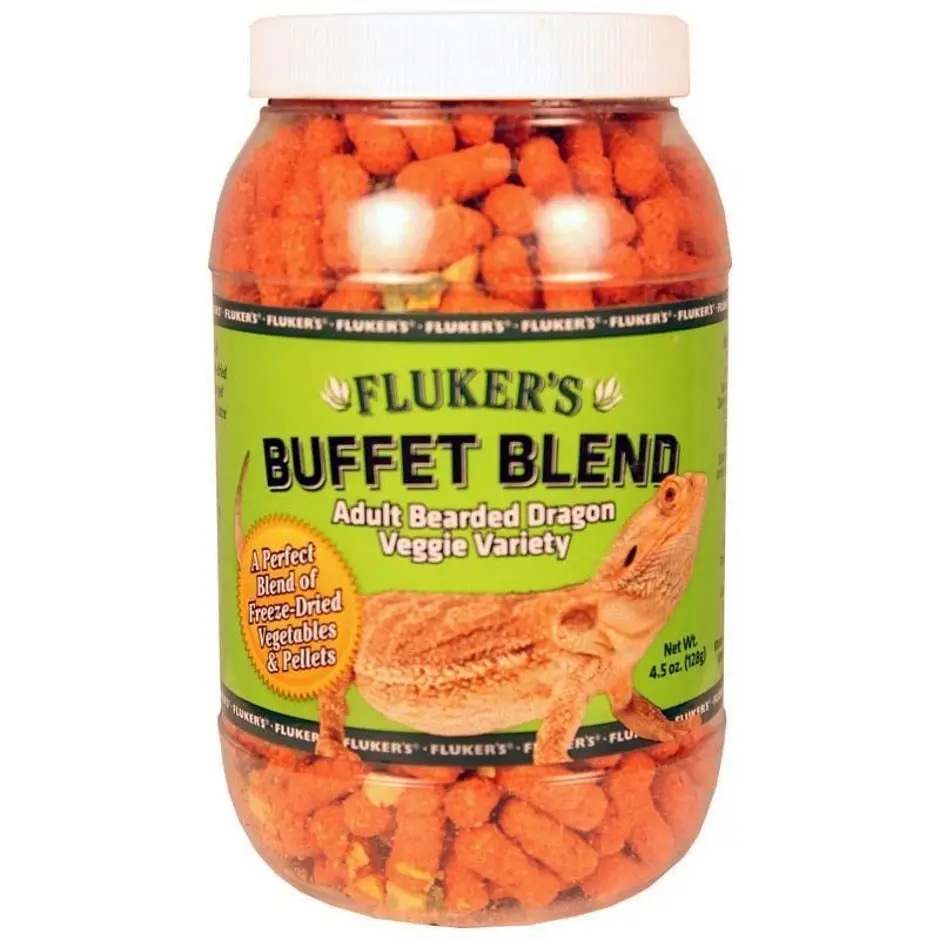 Fluker's Buffet Blend Adult Bearded Dragon Veggie Variety 1