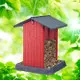 North States Village Collection Red Shed Birdfeeder 1