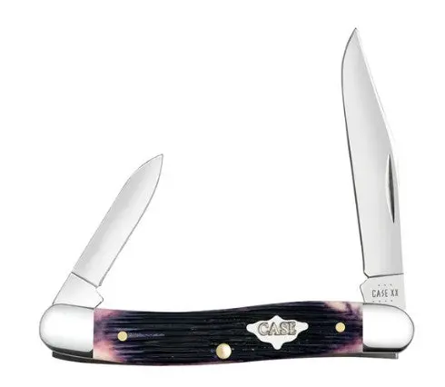 Case Pen Barnboard Jig Purple Bone Medium Pocket Knife 1