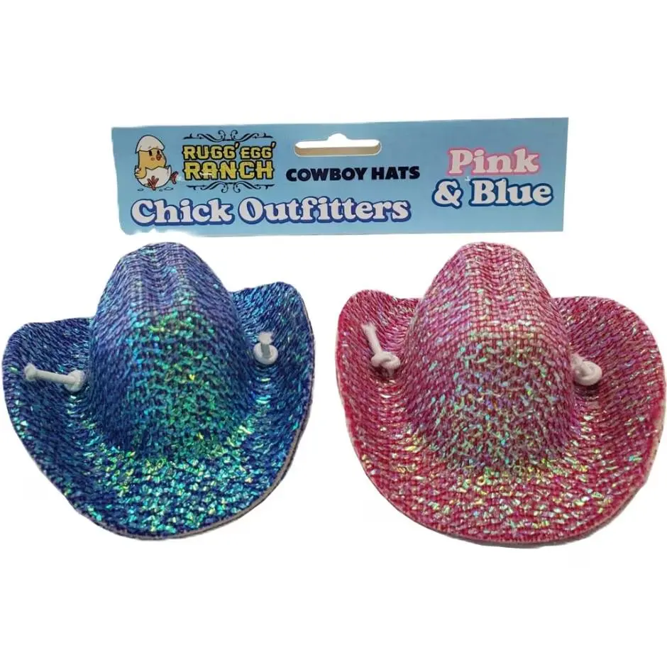 Rugged Ranch Chicken Cowboy Hats 1