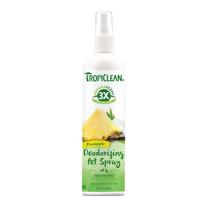 Tropiclean Endurascent Pineapple Deodorizing Pet Spray For Pets 1