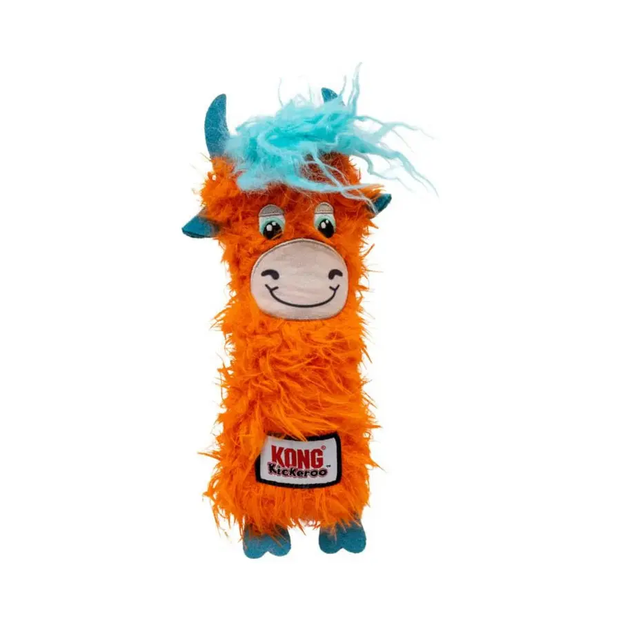 Kong Kickeroo Highland Cow Assorted Cat Toy 1