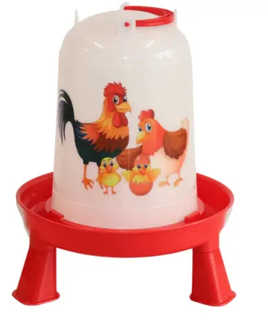 Little Giant Illustrated Poultry Waterer With Legs 1