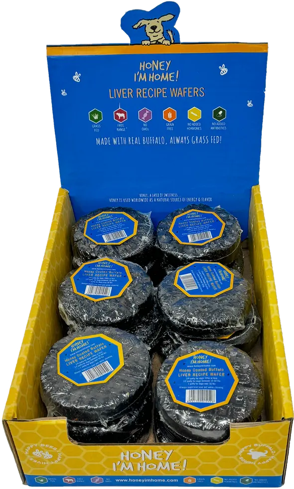 Honey I'm Home! Liver Recipe Wafers Bulk Dog Treats 1