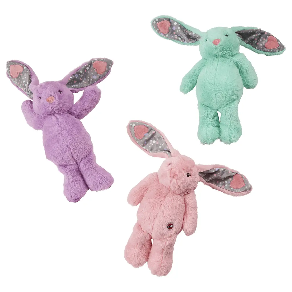 Ethical Pet Spot Soothers Heartbeat Bunny 12" Dog Toy 1