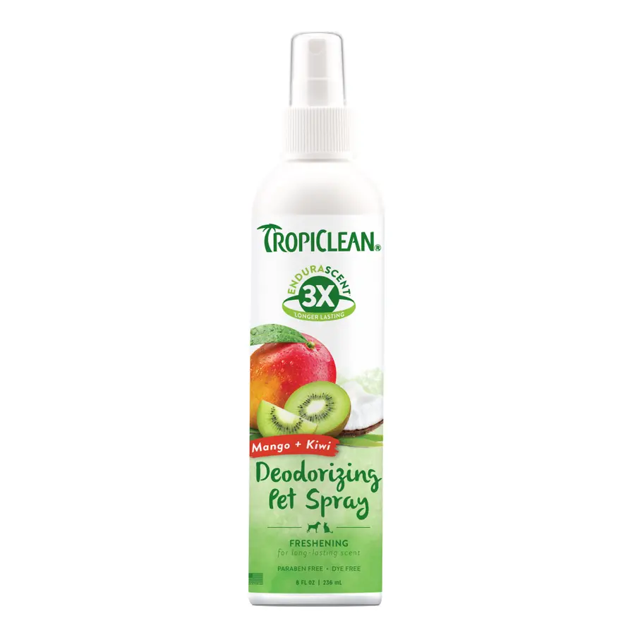 Tropiclean Endurascent Mango Kiwi Pet Deodorizing Spray 1