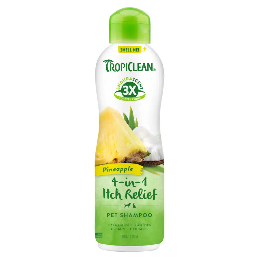 Tropiclean Endurascent™ Pineapple Itch Relief Pet Shampoo 1