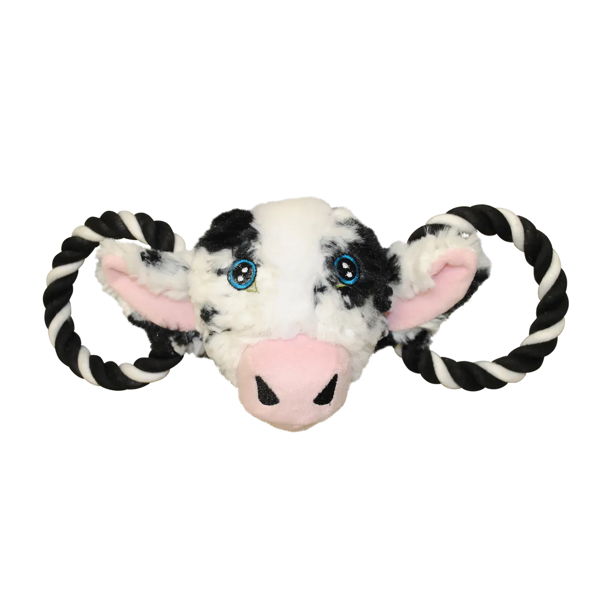Jolly Pets Tug-A-Mals Cow Dog Toy 1