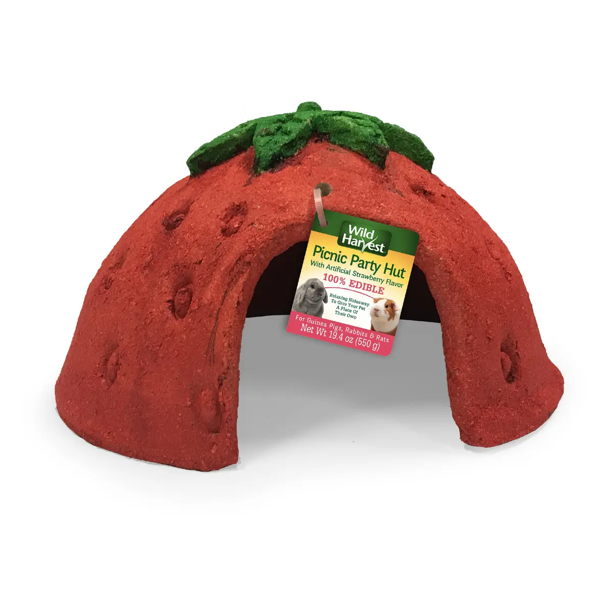 Wild Harvest Picnic Party Hut, Strawberry Flavor Small Animal Treats 1