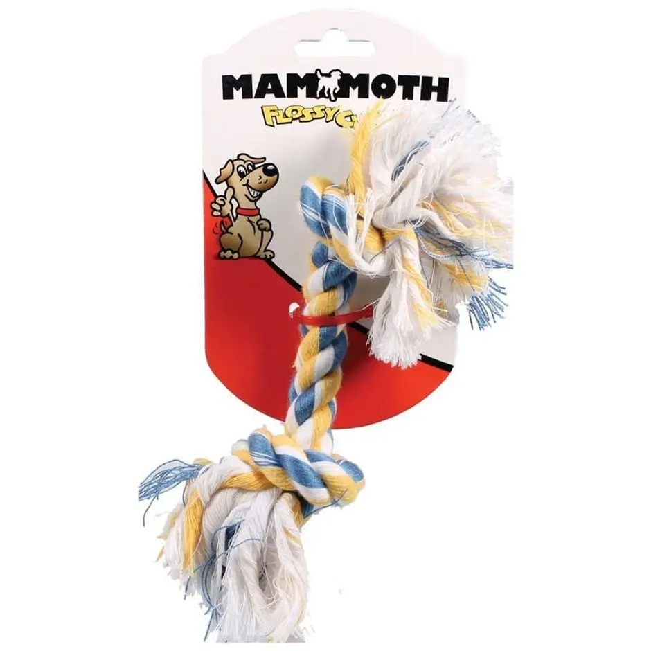 Mammoth Flossy Chews Color Rope Bone Dog Toy 2