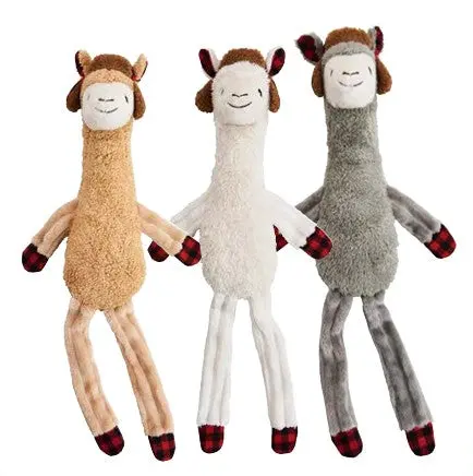Ethical Pet Holiday Llamas Dog Toy 1