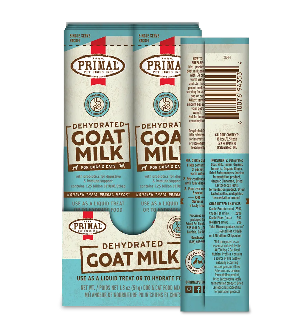Primal Dehydrated Goat Milk For Dogs And Cats 1