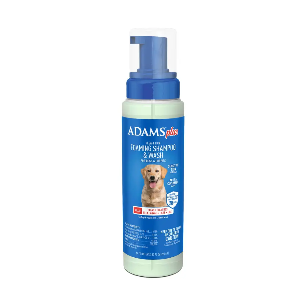 Adams™ Plus Flea & Tick Foaming Shampoo & Wash For Dogs & Puppies 1