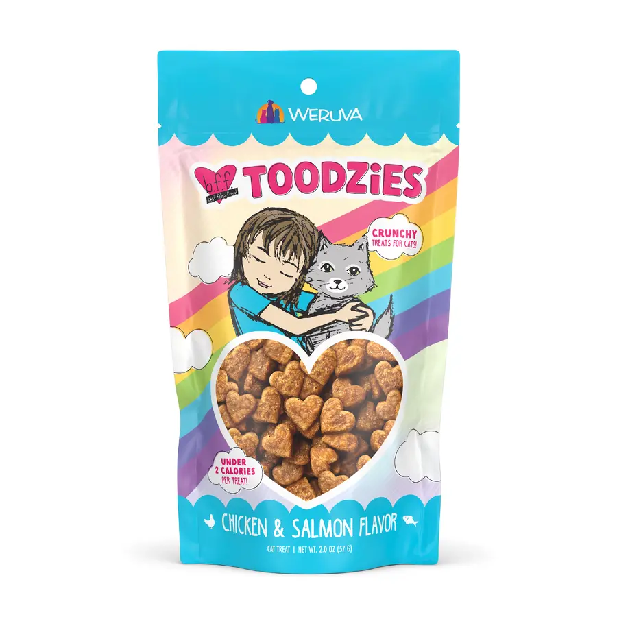 Weruva Chicken & Salmon Flavor Crunchy Cat Treats 1