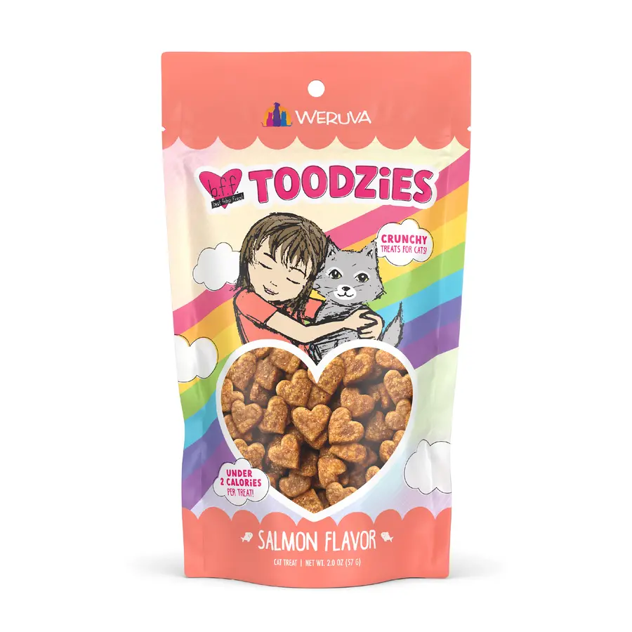 Weruva Bff Toodzies Salmon Flavor Crunchy Cat Treats 1