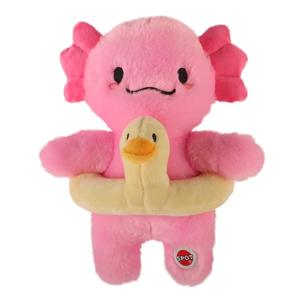 Ethical Pet Spot Axolotl With Duck Tube 10″ Dog Toy 1