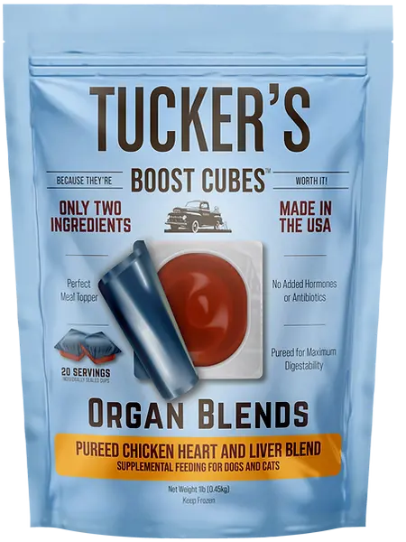 Tucker's Pureed Chicken Heart And Liver Blend 1