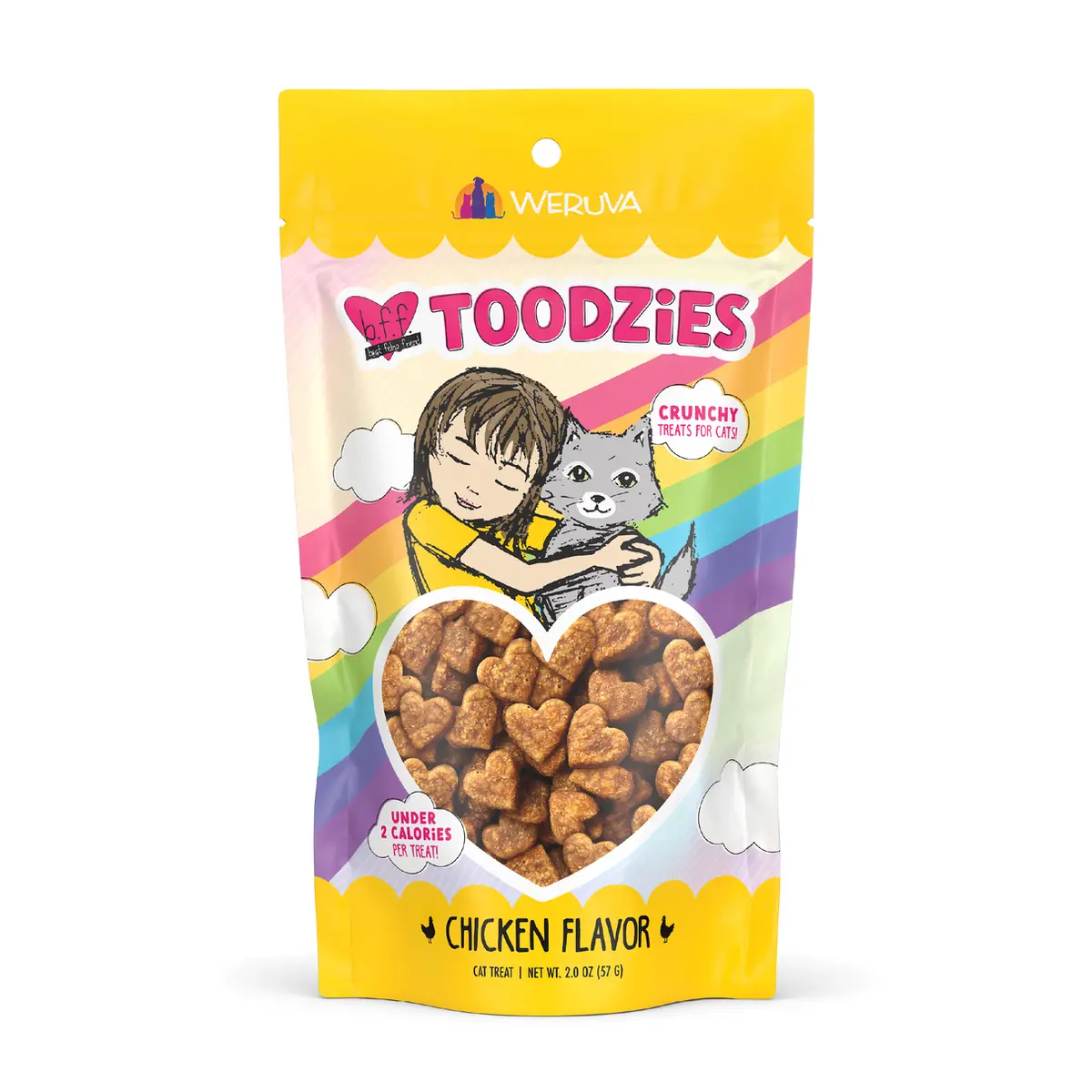 Weruva Bff Toodzies Chicken Flavor Crunchy Cat Treats 1
