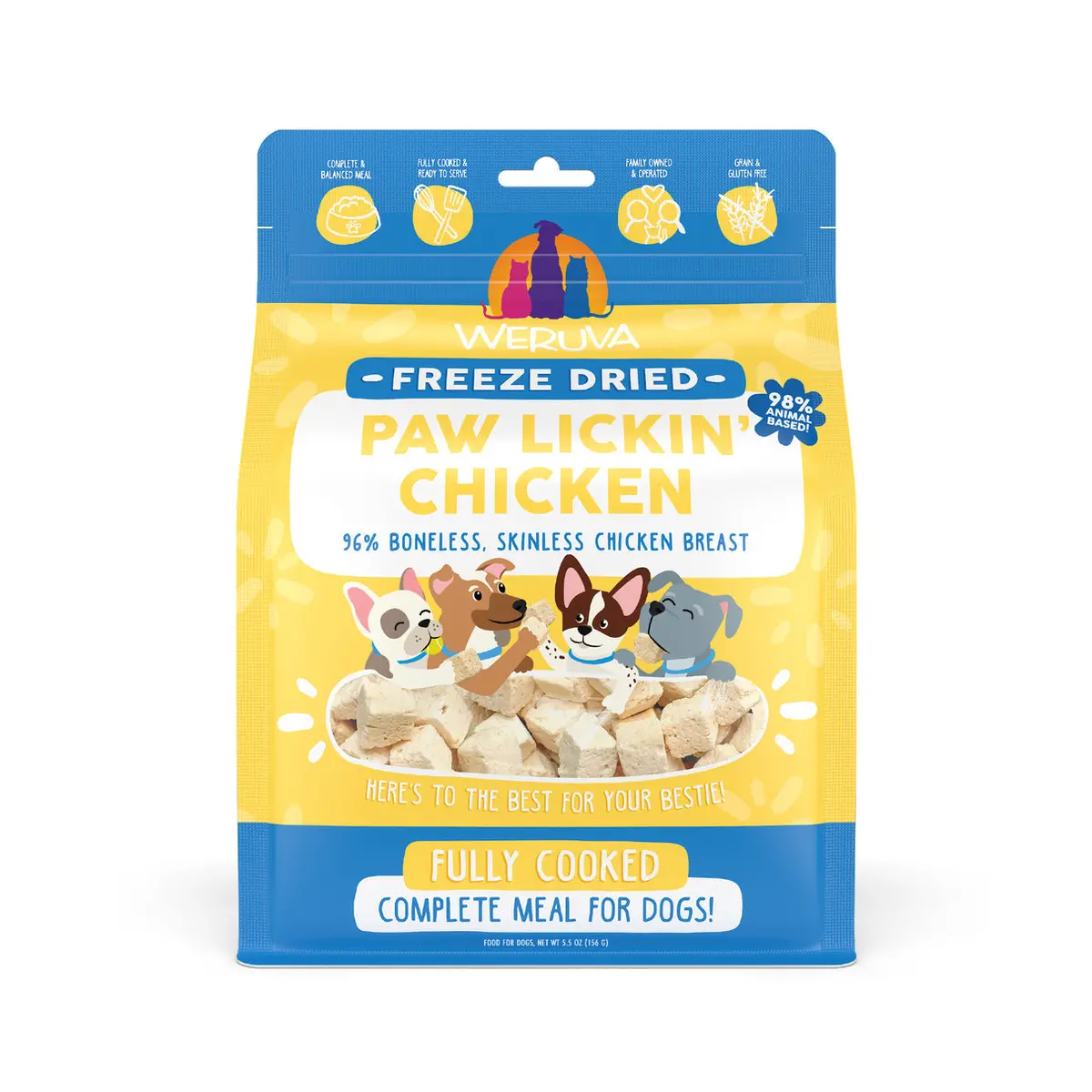 Weruva Dog Freeze Dried  Paw Lickin Chicken Freeze Dried 1