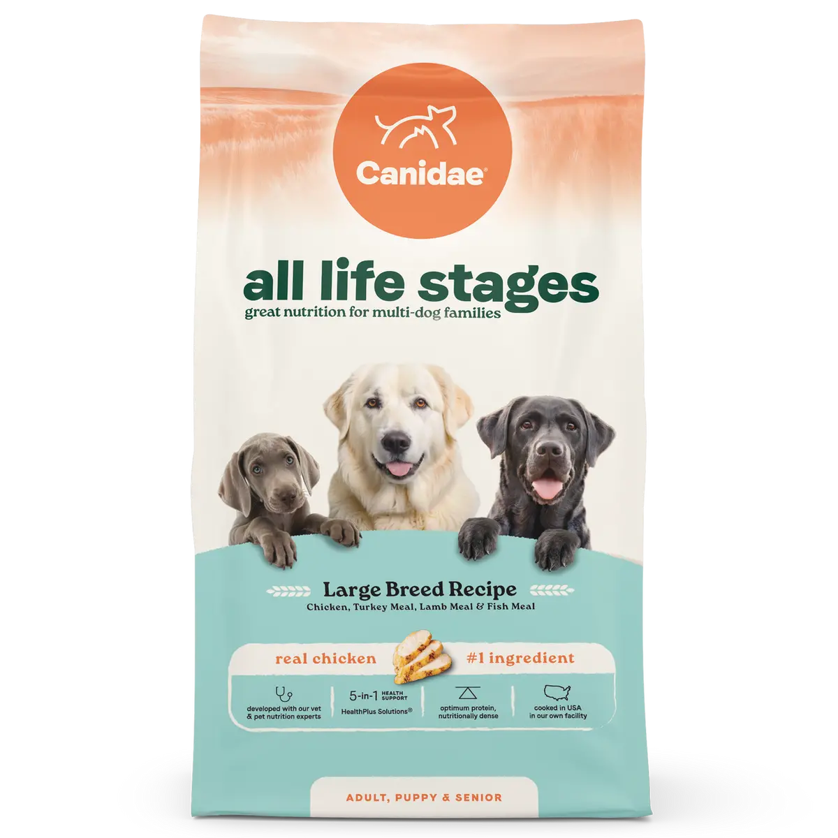 Canidae  All Life Stages Large Breed Multi-Protein Recipe Dry Dog Food 1