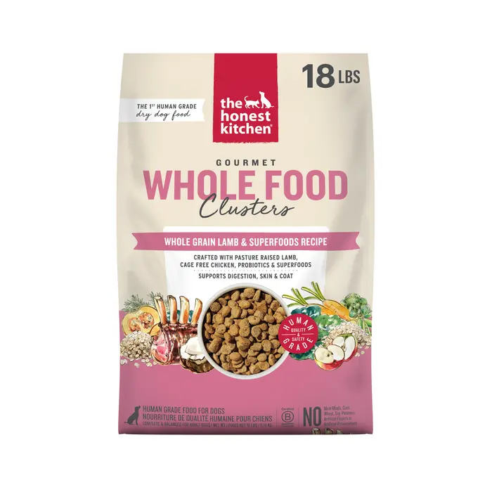 The Honest Kitchen Whole Grain Lamb Clusters Dry Dog Food 2