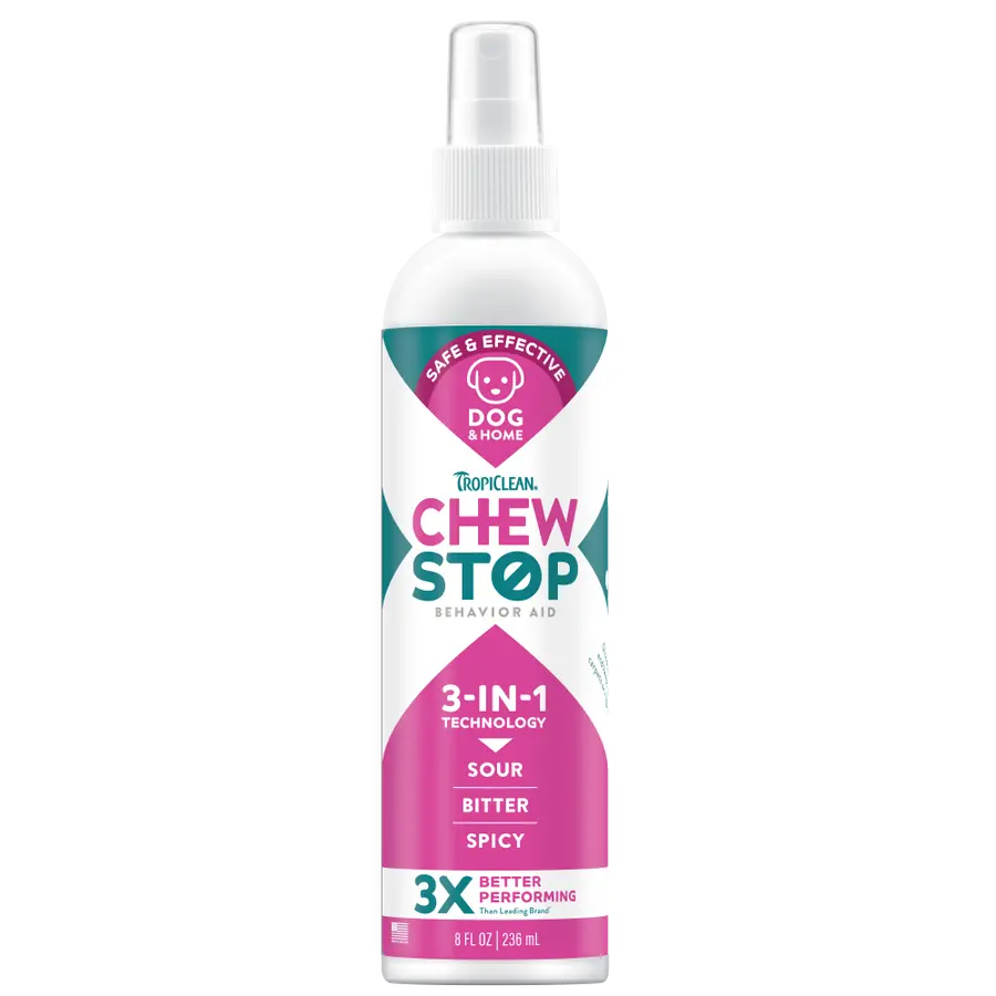 Tropiclean Chew Stop Dog Behavior Aid Home Spray 3-In-1 1