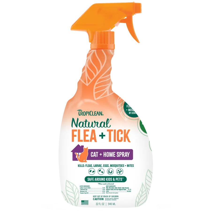 Tropiclean Natural Flea + Tick Home + Cat Spray 1