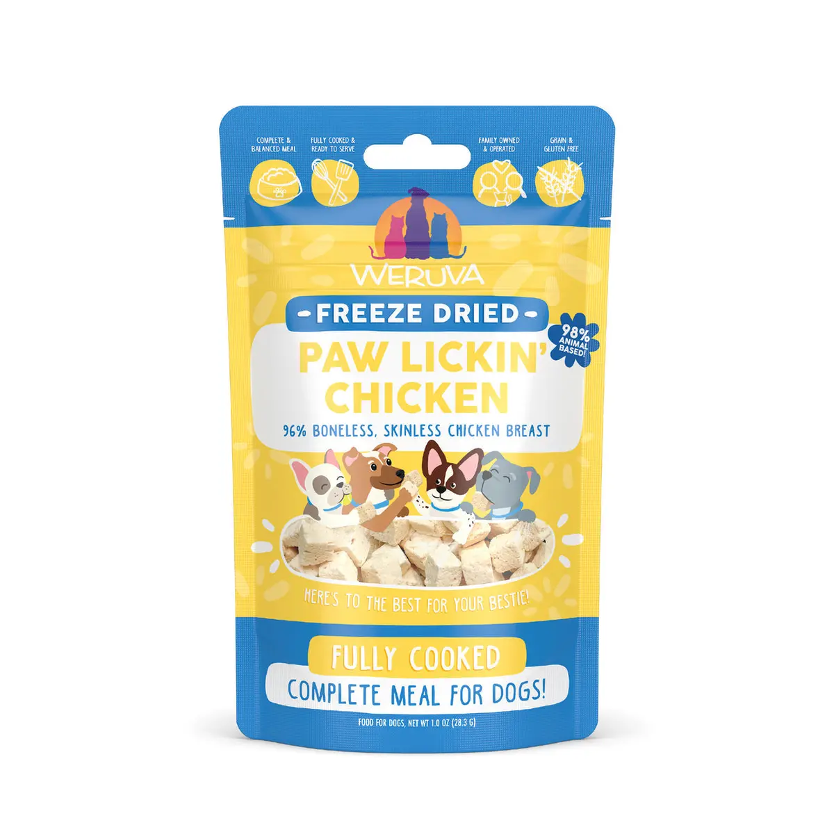 Weruva Dog Freeze Dried Paw Lickin Chicken Freeze Dried 1