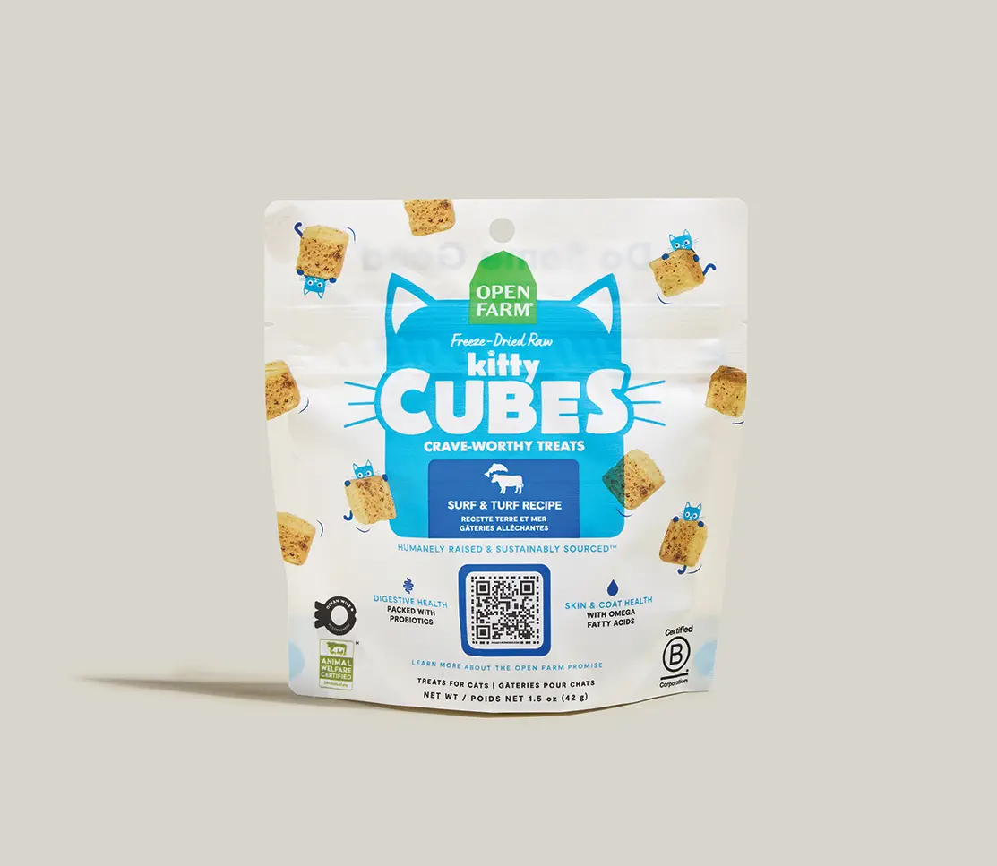 Open Farm Surf & Turf Kitty Cube Treats For Cats 1