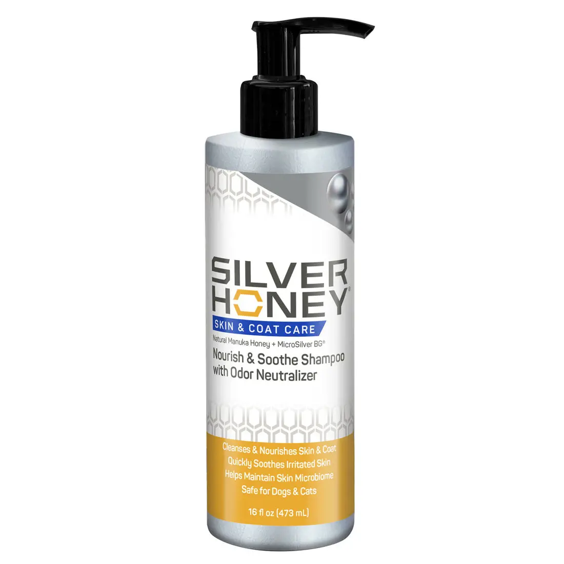 Silver Honey Skin & Coat Care Nourish & Soothe Shampoo With Odor Neutralizer 1