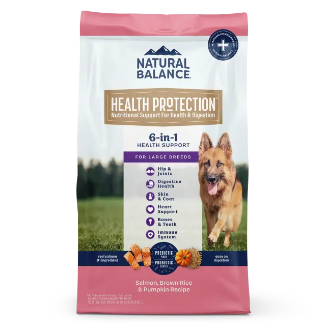 Natural Balance Large Breed Salmon, Brown Rice & Pumpkin Recipe 1
