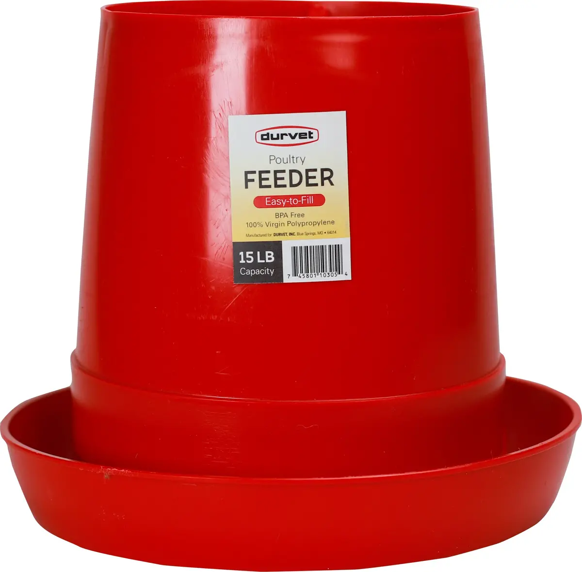 Durvet Poultry Feeder 15 Lb. 1